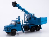 Масштабная модель 1:43 Экскаватор-планировщик UDS-110 на шасси 6х6 Татра-148, Tatra-148, синий, Автоистория (АИСТ)